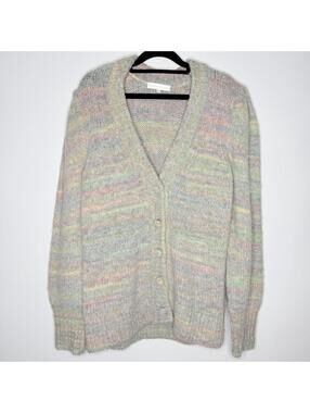 LoveShackFancy Pastel Space Dye Knit Cardigan Cottagecore Fairycore XS